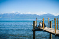 Embarcadère du Parc de l'Indépendance à Morges.
